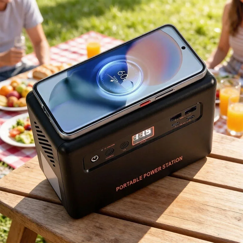 Solar Emergency Charger - محطة طاقة محمولة بقدرة 200 واط،