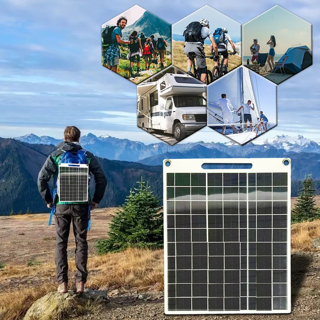 لوحة شمسية محمولة مقاومة للماء - مراجعة Solar Emergency Charger وسعره